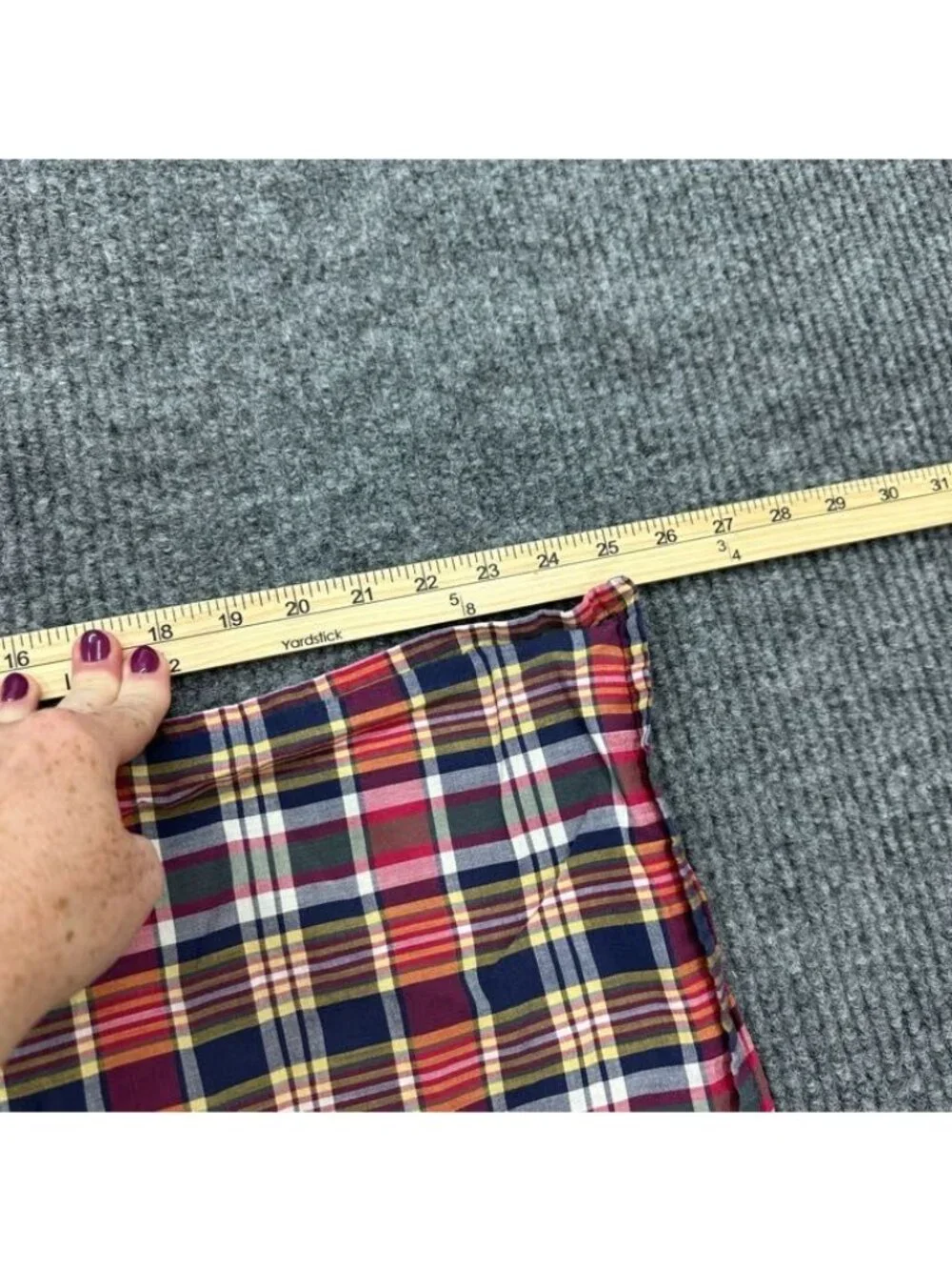 Lauren Ralph Lauren Kennebunkport 100% Cotton Madras Plaid Pillow Euro Sham Case